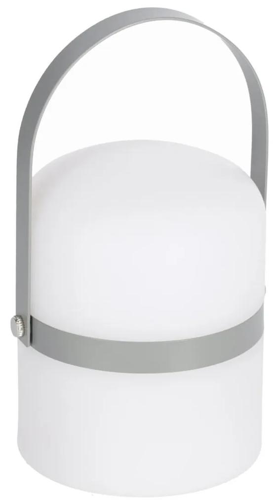Kave Home - Candeeiro de mesa LED mini Ridley cinzento