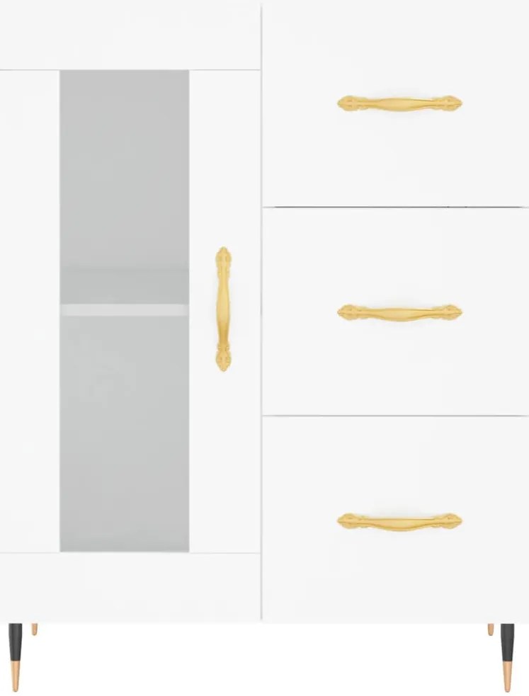 Armário alto 69,5x34x180 cm derivados de madeira branco