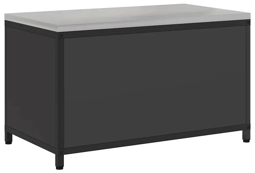 Armário de Armazenamento para Cozinha Preto 60 x 50 x 92 cm Aço