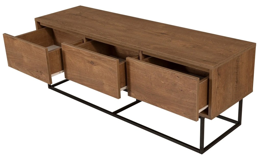 Conjunto de Mobiliário de Sala Laxus – Nogueira – Medidas Variadas