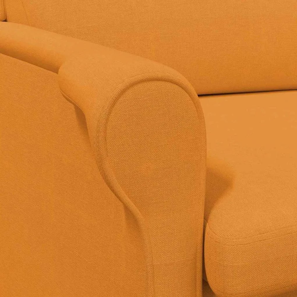Poltrona Amarelo Escuro 52 cm Tecido