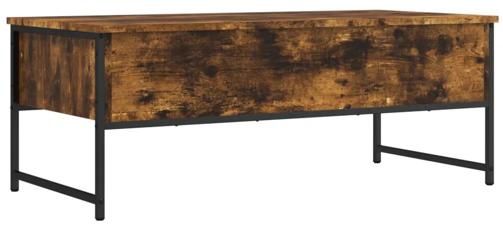 Mesa de centro 101x49x39,5 cm derivados madeira carvalho fumado