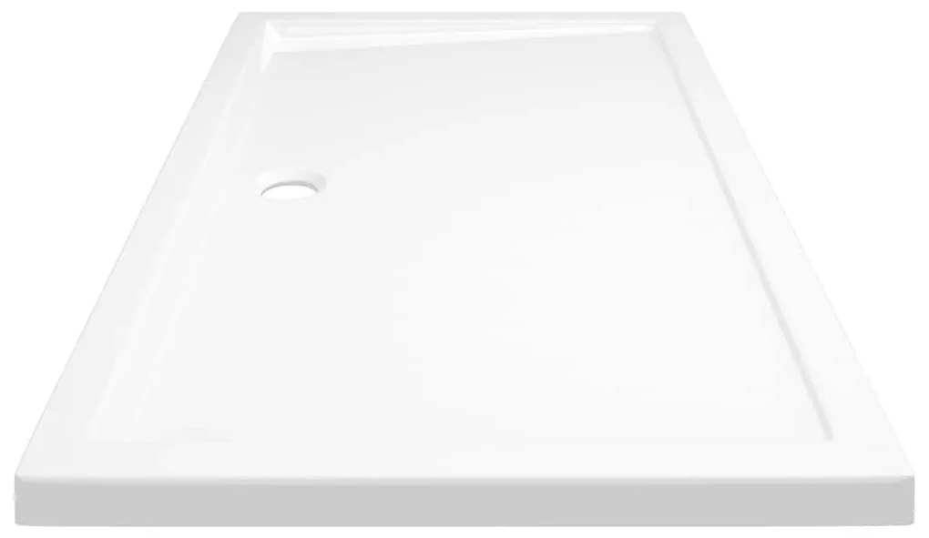 Base de chuveiro retangular 70x120 cm ABS branco
