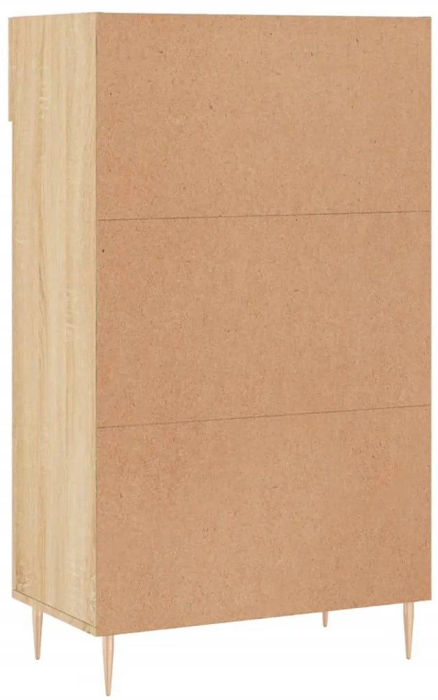 Sapateira 60x35x105 cm derivados de madeira carvalho sonoma