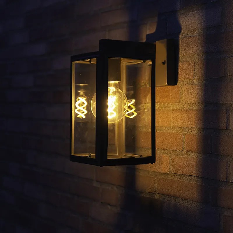 Luminária de parede exterior industrial cinzento escuro IP44 - Sutton Down Clássico / Antigo,Country / Rústico,Retro