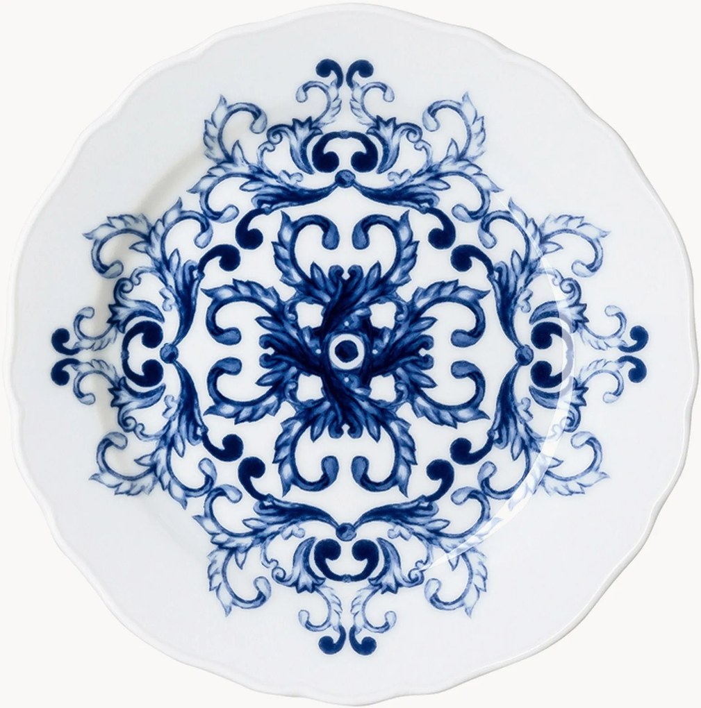 Pratos de sobremesa em porcelana True Blue, conjunto de 6
