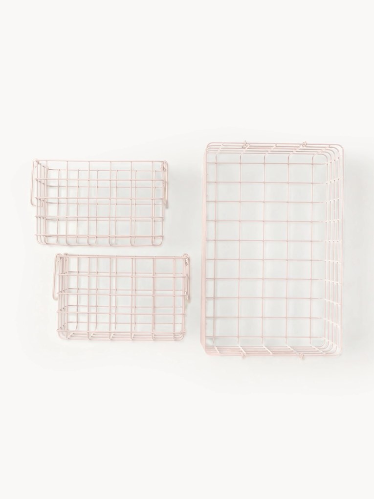 Cestos em metal The Baskets, conjunto de 3