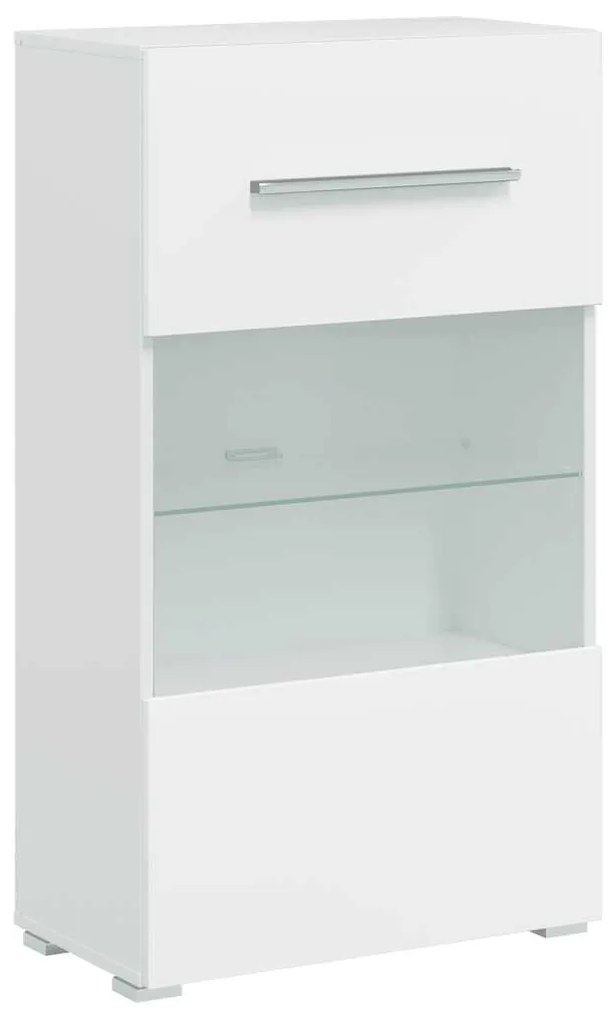 Conjunto de Móveis Luana para Sala - Branco - Design Moderno