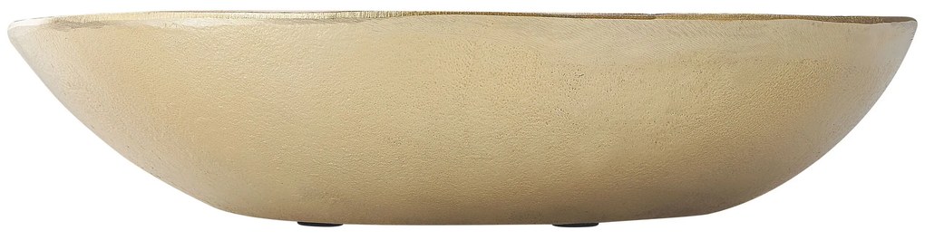 Prato decorativo em metal dourado 29 cm PERSEPOLIS Beliani
