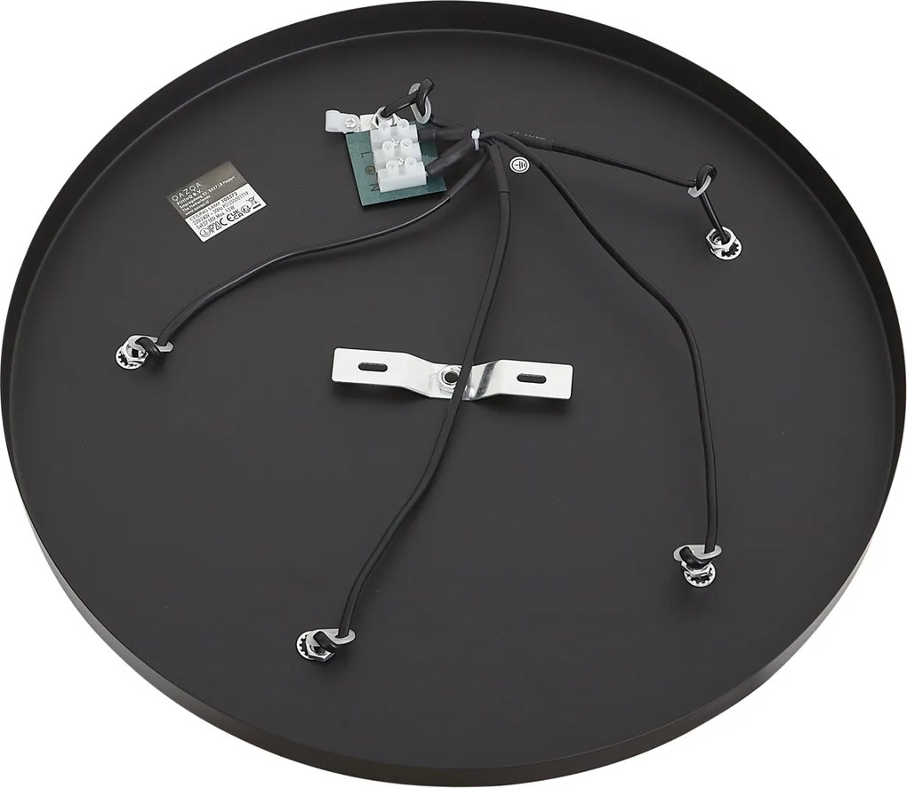 Candeeiro de teto moderno preto 5 luzes - Facil