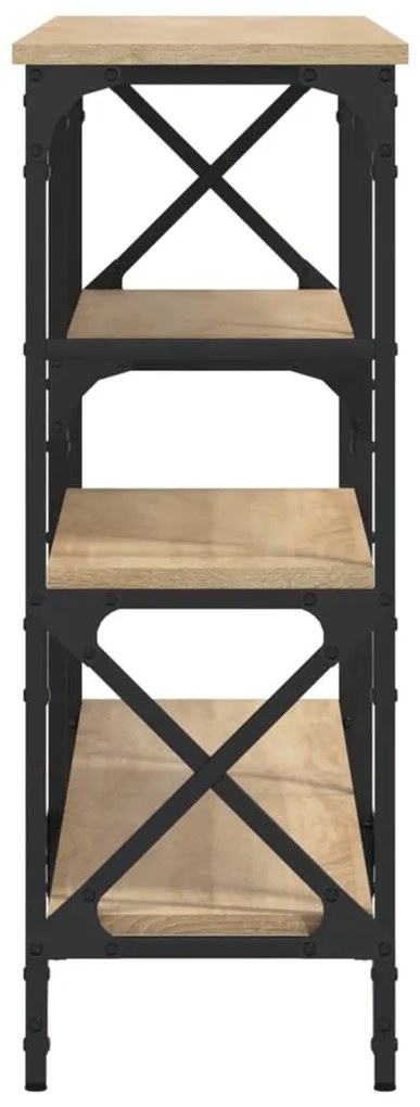 Mesa consola 150x29x76,5 cm derivados madeira carvalho sonoma