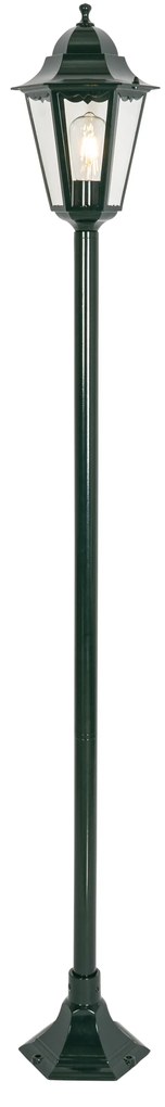 Candeeiro de pé clássico para exterior verde escuro 170 cm IP44 - Nova Orleans Clássico / Antigo