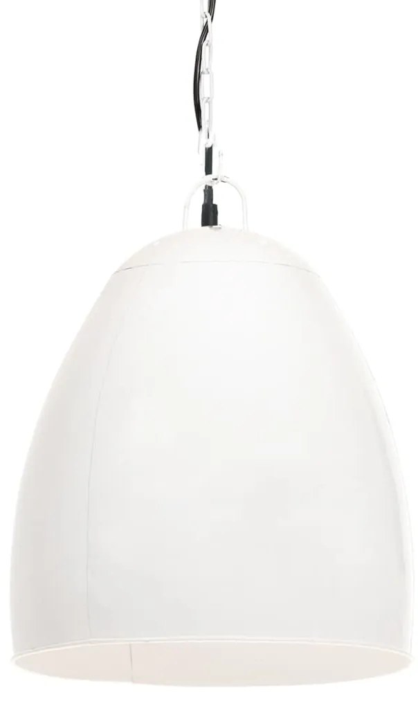 Candeeiro teto industrial redondo 25 W 42 cm E27 branco