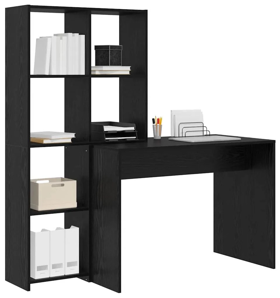 Mesa Carvalho preto 138.5 x 55 x 143 cm Madeira processada