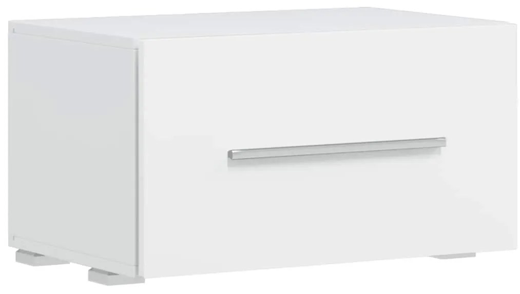 Armários de parede/unidade p/TV com luz LED, 5 pcs, branco