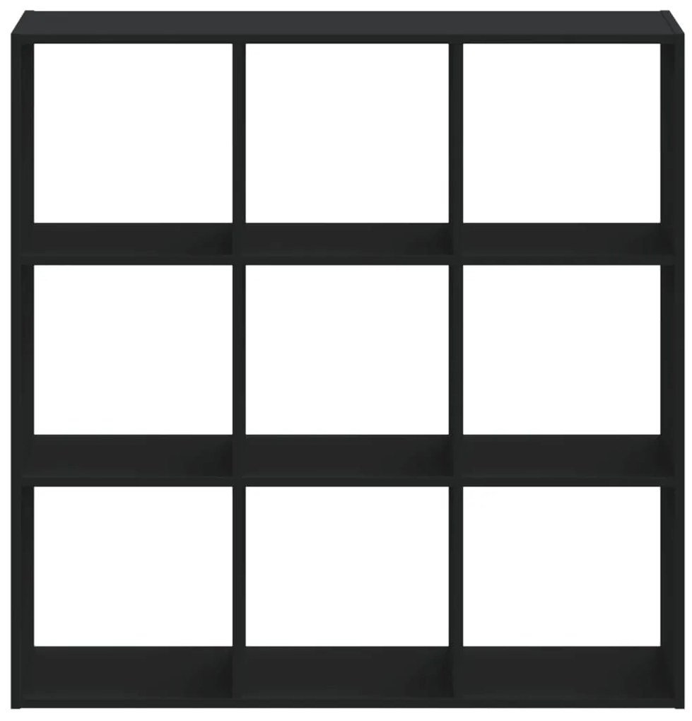 Estante 102x32x102 cm derivados de madeira preto