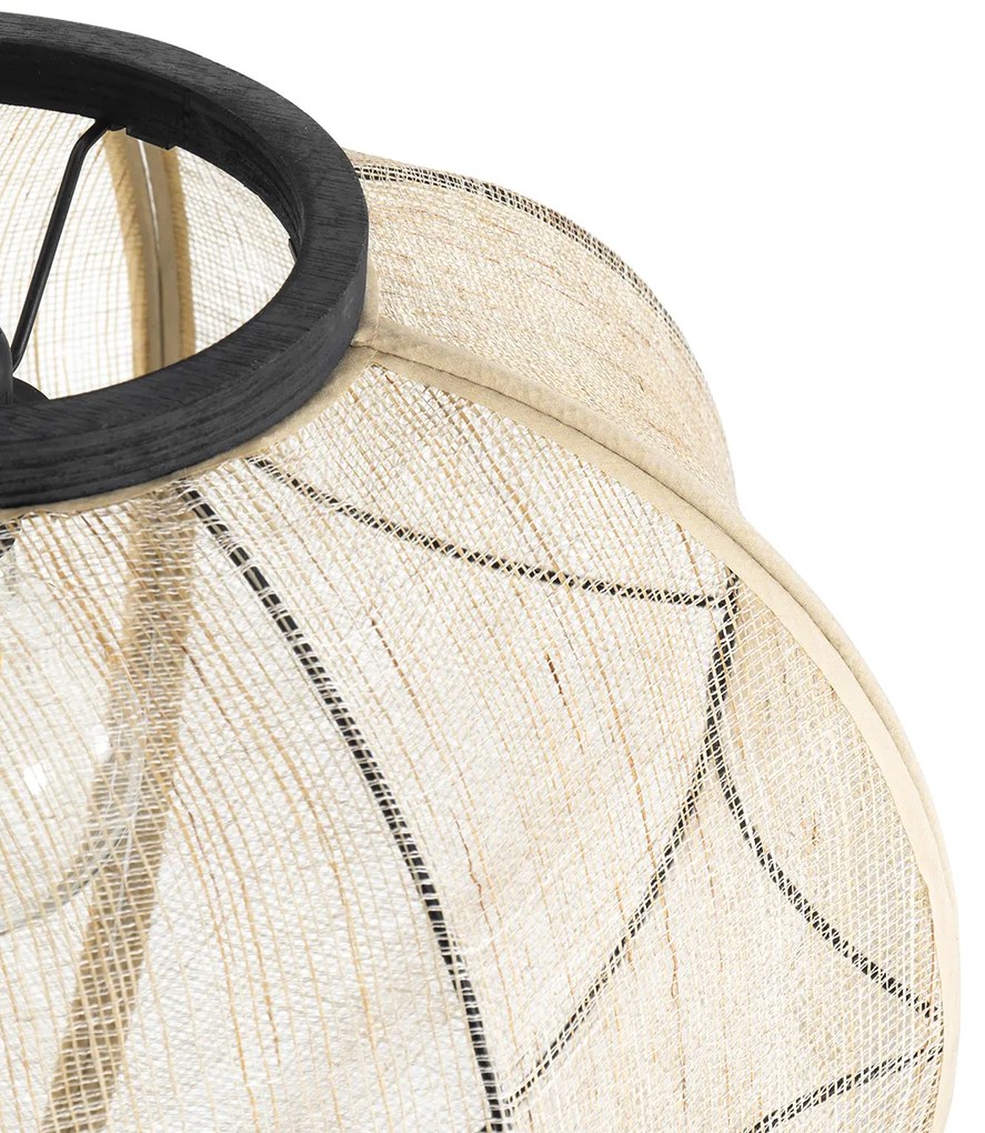 Candeeiro suspenso inteligente castanho 48 cm Incl. Wifi G95 - Rob