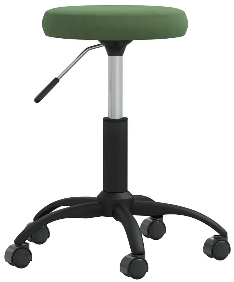 vidaXL Cadeira de jantar veludo verde-escuro