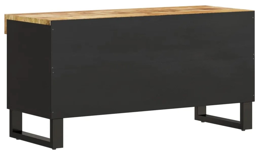 Móvel de TV 85x33x43,5 cm madeira de mangueira maciça