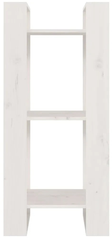 Estante/divisória 41x35x91 cm pinho maciço branco