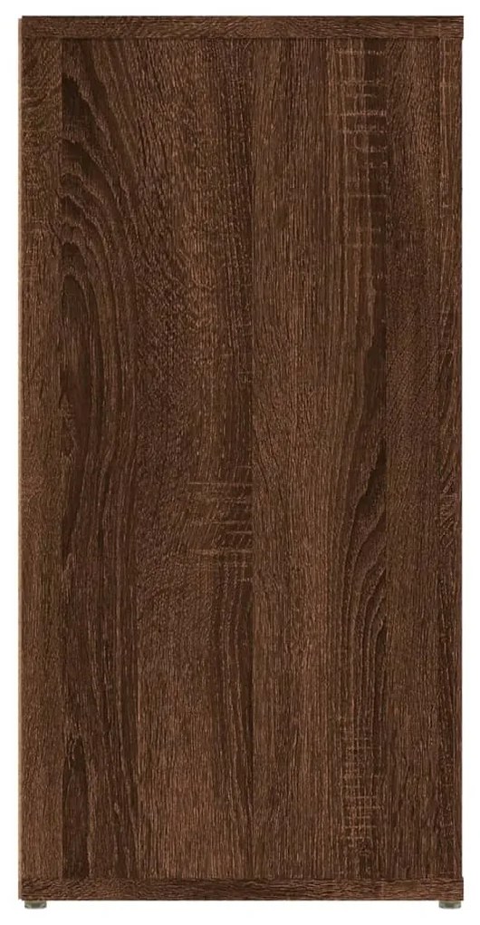 Aparador 100x30x59,5 cm derivados de madeira carvalho castanho