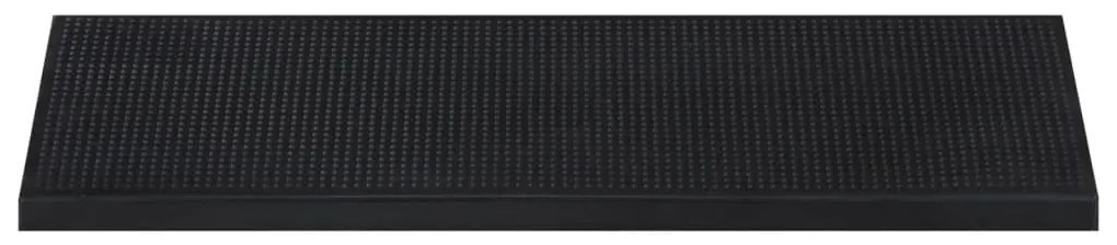 Tapetes para degraus de escada 10 pcs 25x75 cm borracha