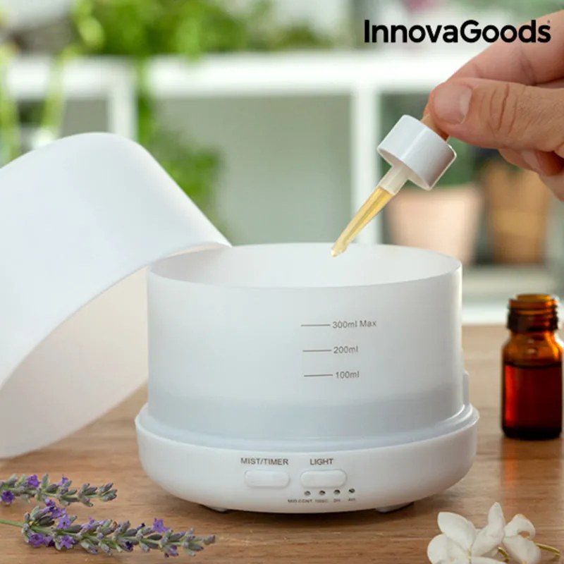 Humidificador Difusor de Aromas LED Multi-Coloured InnovaGoods