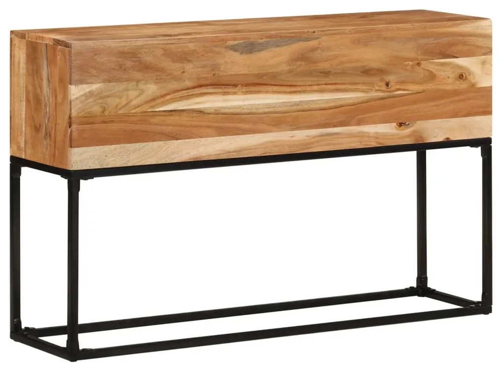 Mesa consola 120x30x75 cm madeira de acácia maciça