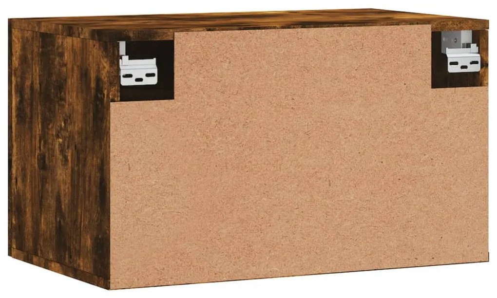 Armário parede 60x36,5x35 cm derivados madeira carvalho fumado