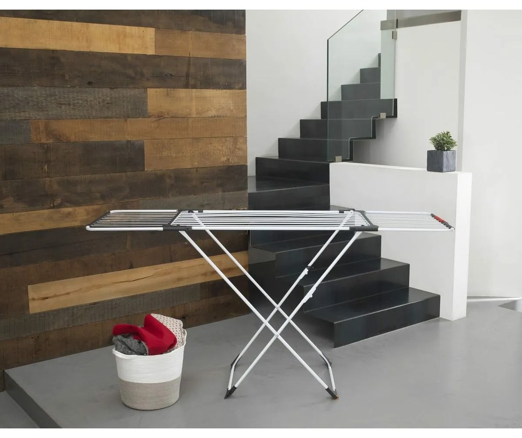 Estendal de Roupa Dobrável Vileda 157235 Surprise Extensível Cinzento Aço Alumínio (20 m)
