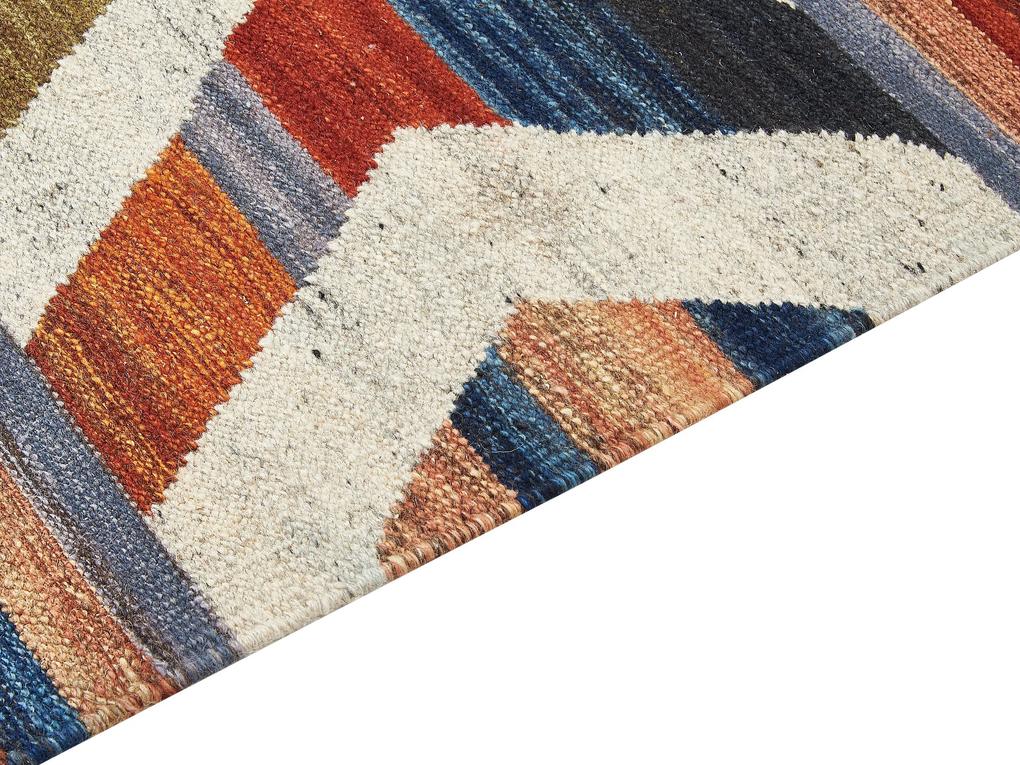 Tapete Kilim em lã multicolor 200 x 300 cm MRGASHAT Beliani