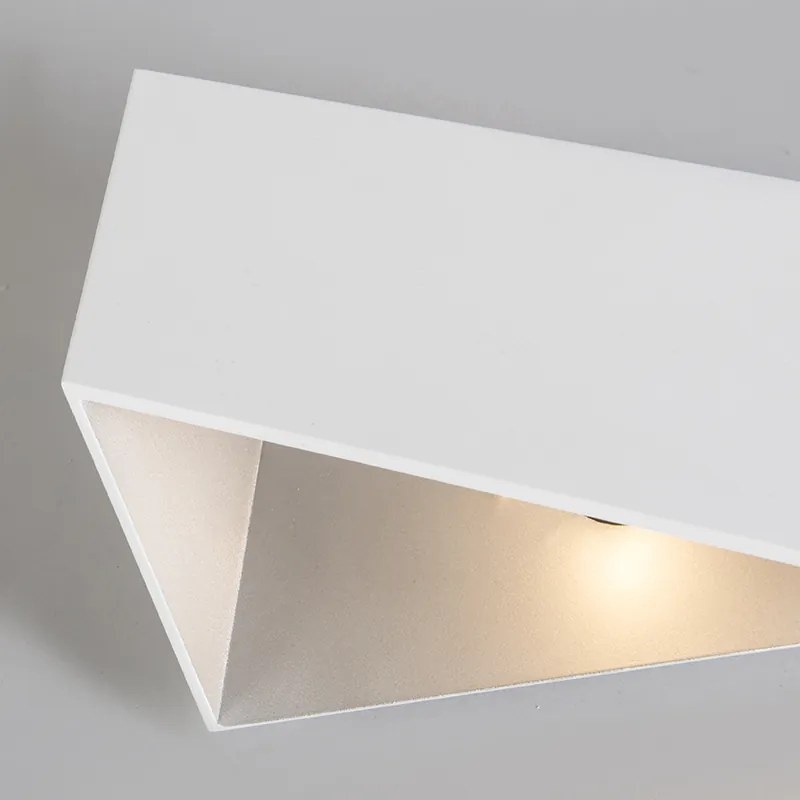 Conjunto de 2 Apliques de Parede Design Branco - Fold Design,Moderno