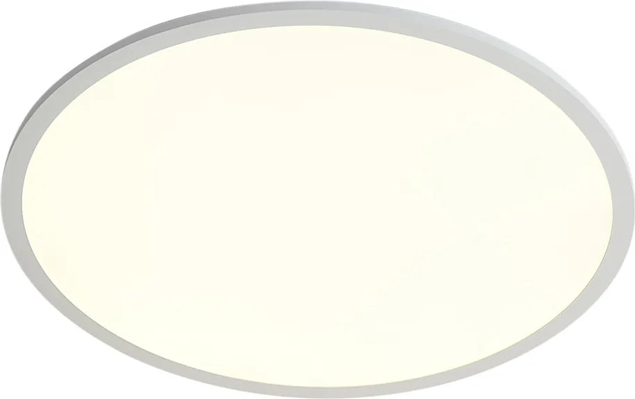 Painel LED inteligente branco 60cm incl. LED Dim to Warm com controlo remoto - Knob