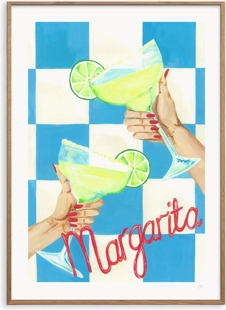 Impressão digital emoldurada Margarita Art Print