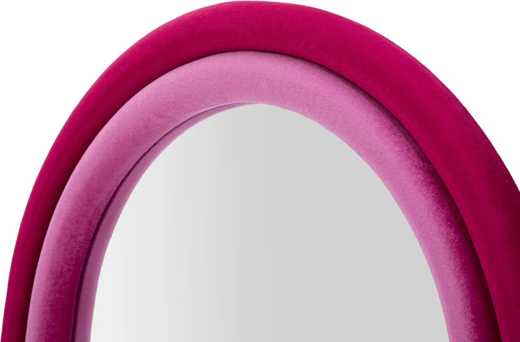 ESPELHO DE PAREDE CLOE VELUDO 60X4X160 CM FUXIA