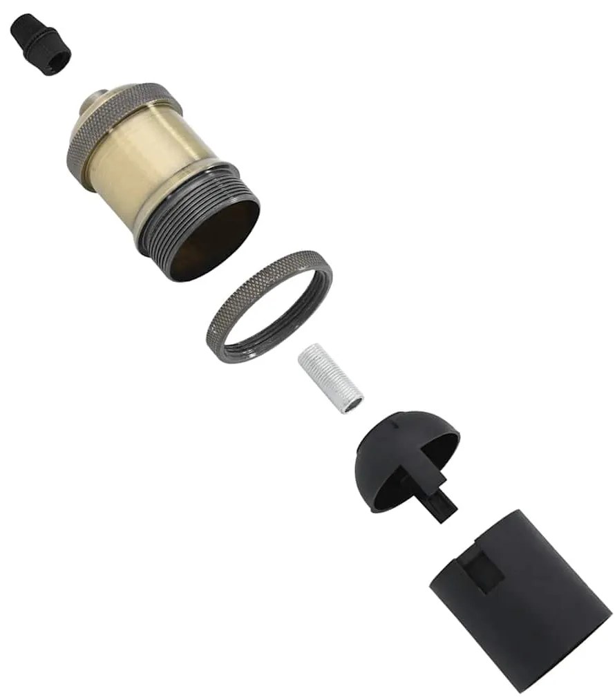 Casquilhos de lâmpadas 2 pcs Bronze E27