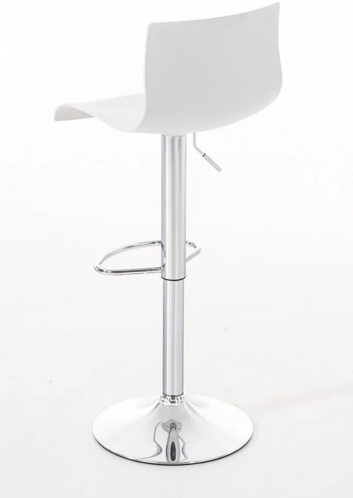 Banco de bar Hoover 39 x 84-104 x 36 cm Branco
