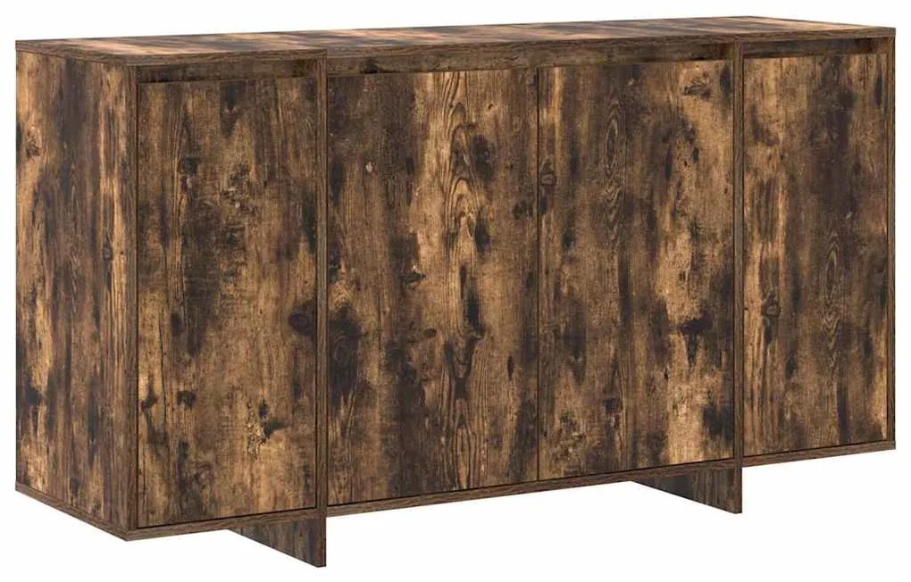 Buffet vidaXL Carvalho fumado Madeira 135 x 41 x 75 cm Armazenamento