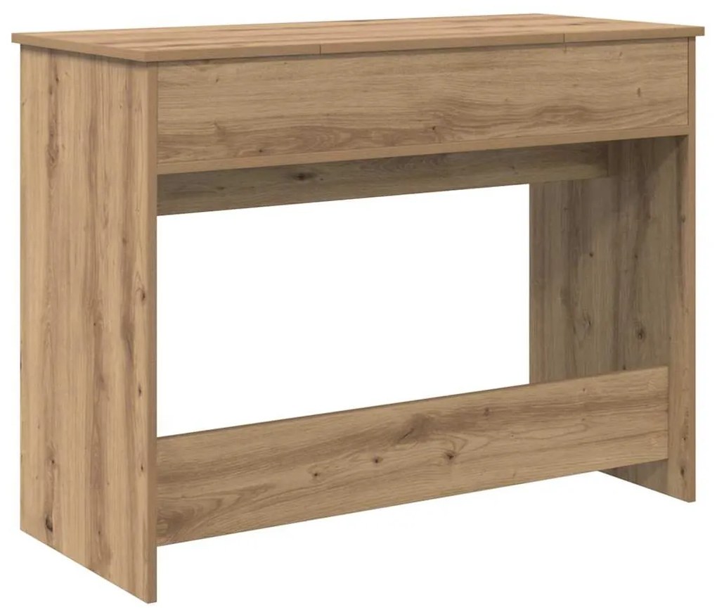 mesa de tocador com espelho Carvalho Artesanal 100x45x76 cm