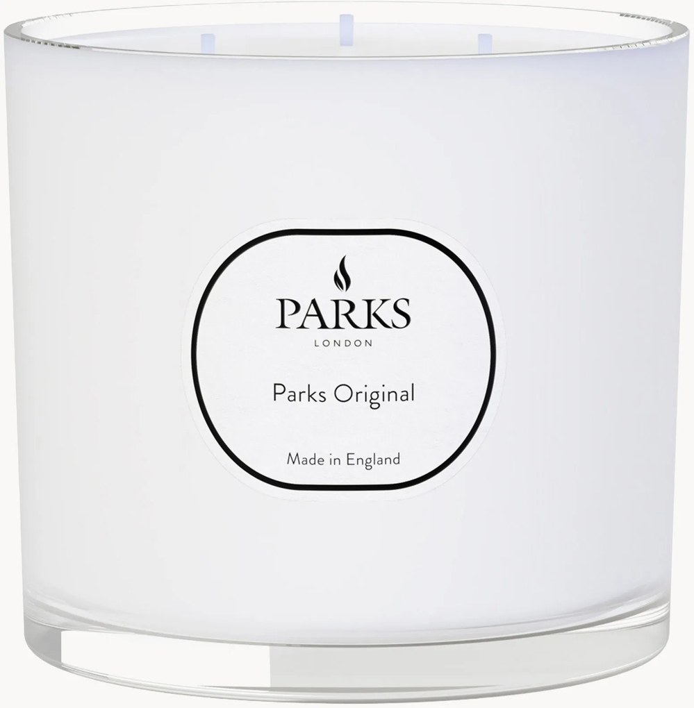 Vela perfumada com três pavios Parks Original (baunilha, citrinos)