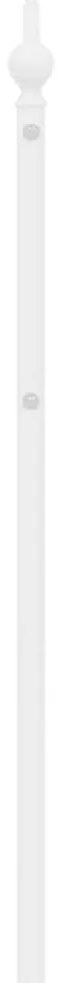Cabeceira de cama 193 cm metal branco