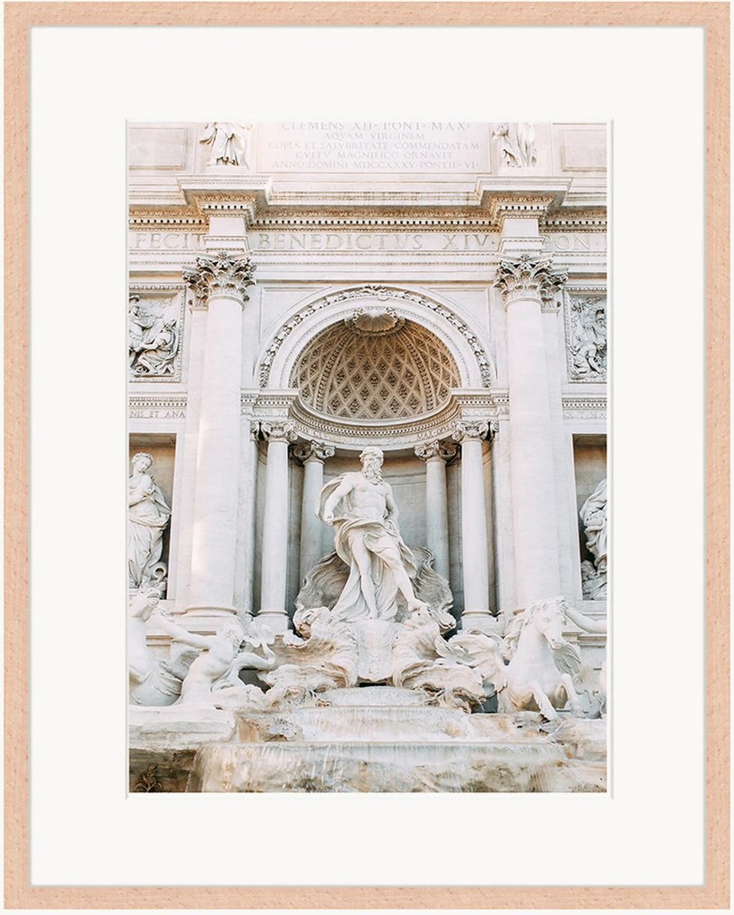 Impressão digital emoldurada Trevi