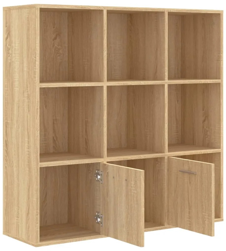 Estante 98x30x98 cm derivados de madeira carvalho sonoma