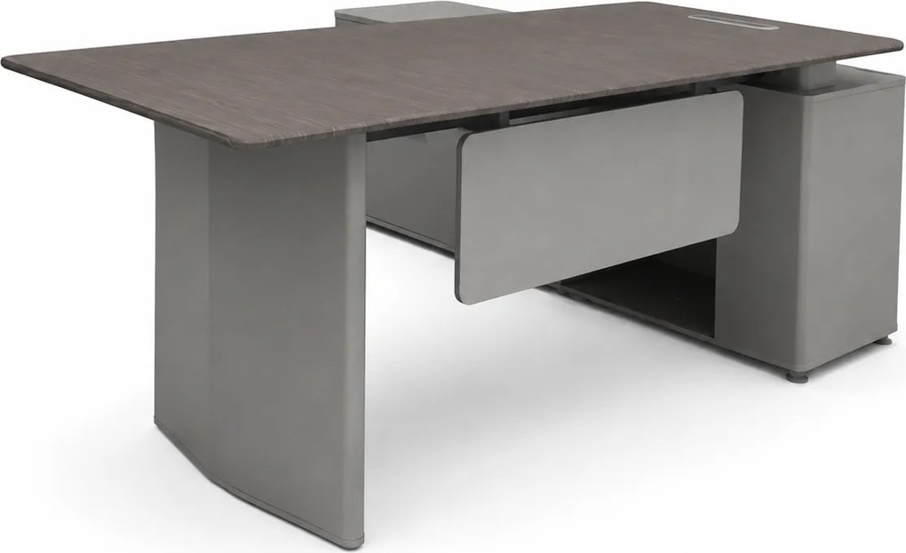 Secretária Executiva Naturline Riva Office 2000x1700cm