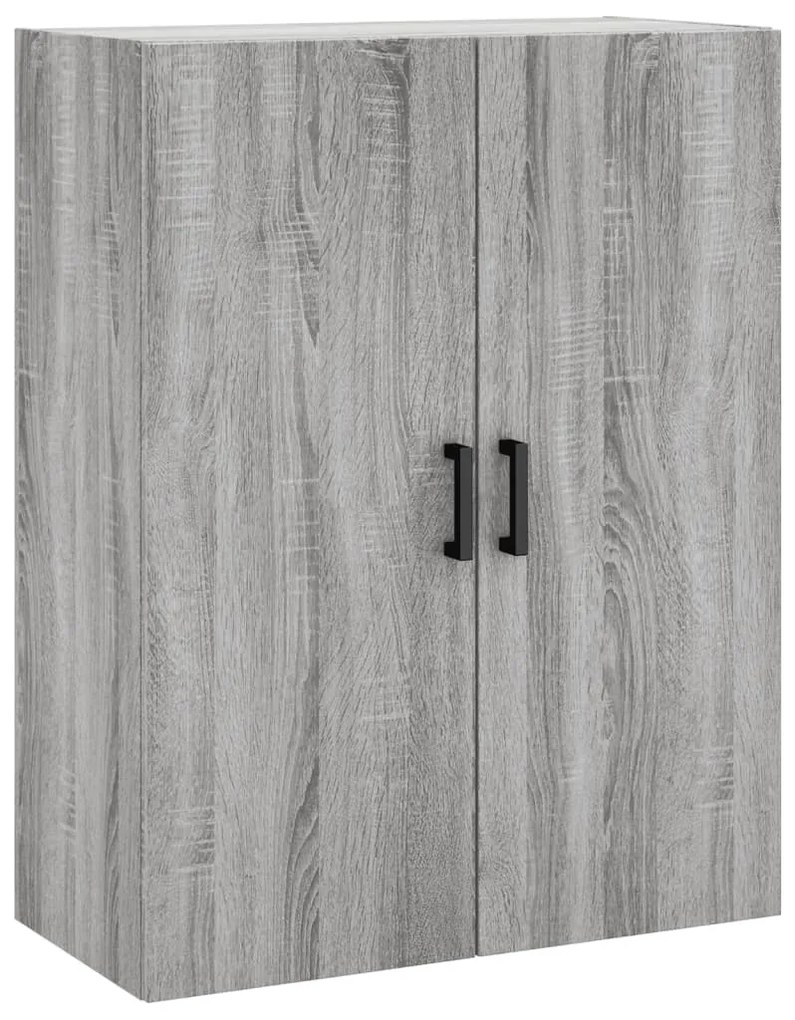 Armário alto 69,5x34x180 cm derivados de madeira sonoma cinza