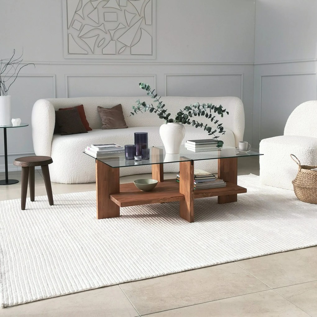 Mesa de Café Babylon – Madeira – 105cm x 40cm x 60cm
