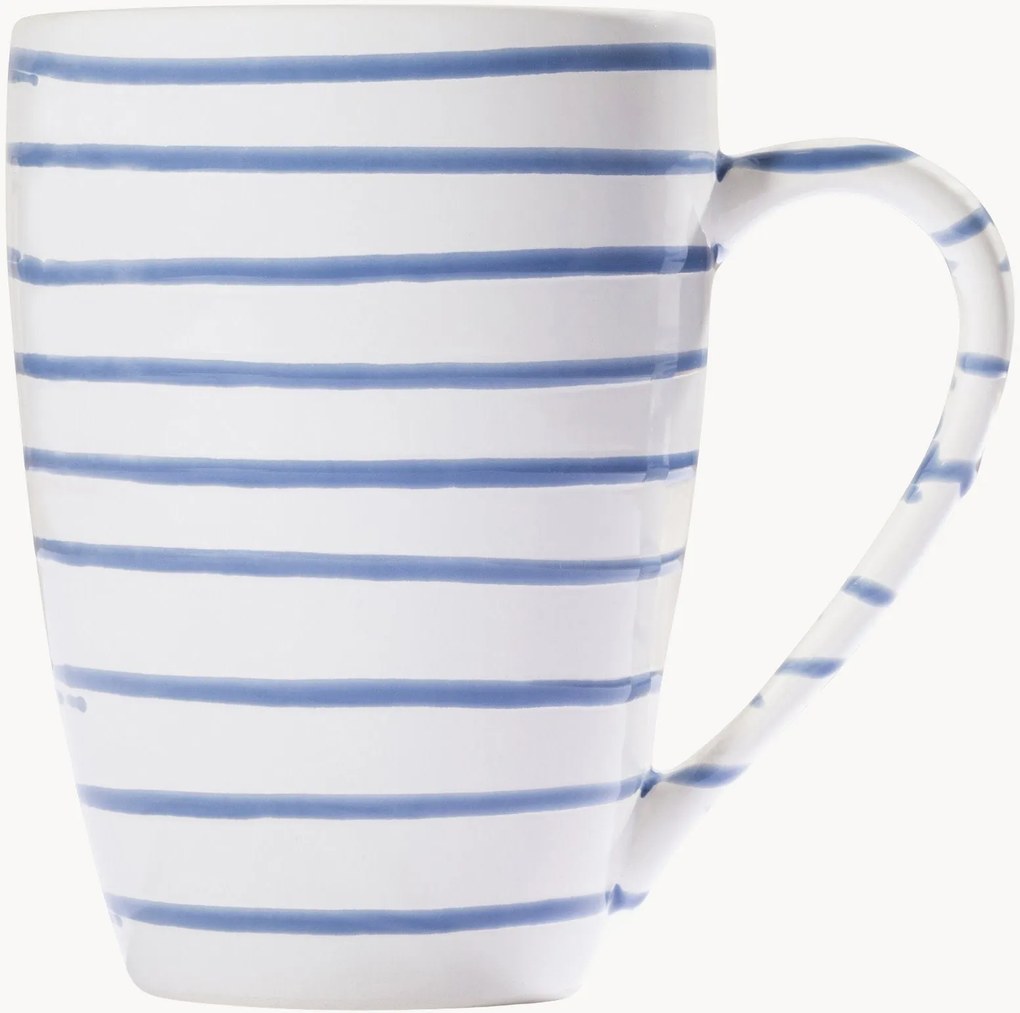 Caneca de pequeno-almoço artesanal Blaugeflammt