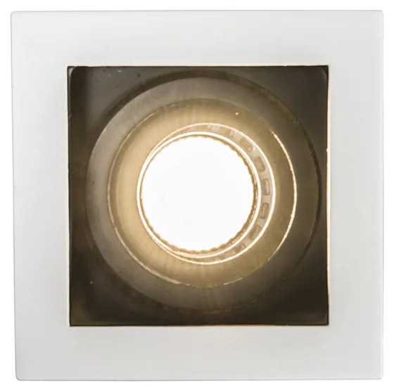 LED Foco embutido inteligente branco incl. WiFi GU10 ajustável - Carree Moderno
