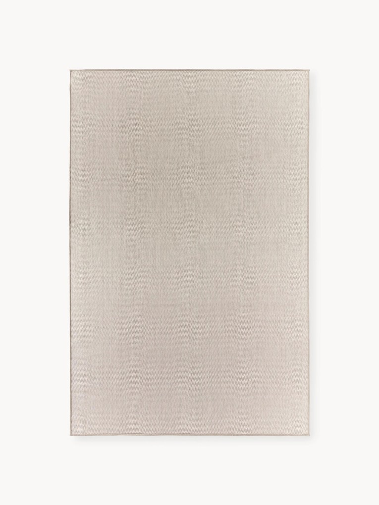 Tapete reversível para interior e exterior com padrão de ziguezague Cort