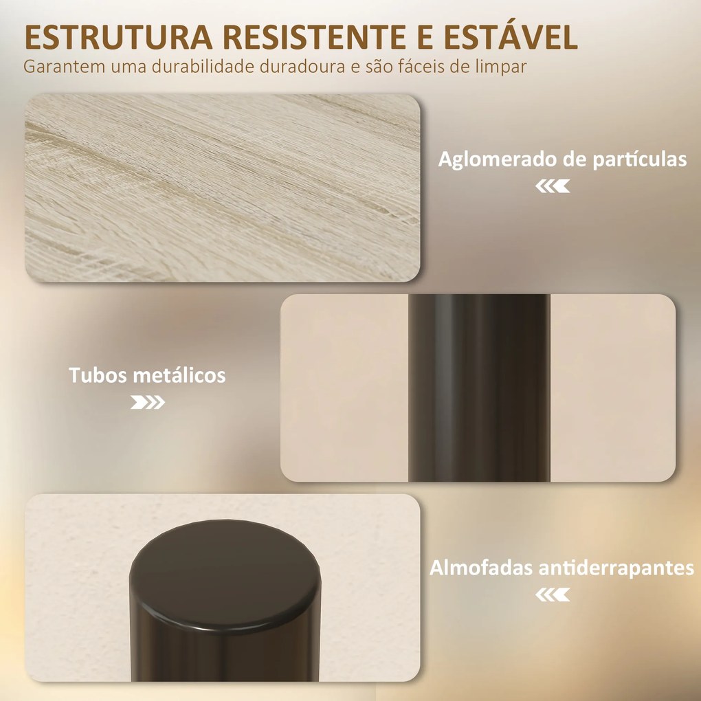 Prateleiras de Cozinha de 3 Níveis Estante de Cozinha com 3 Prateleiras Giratórias Estrutura de Metal e Design em Degraus 40x18x36,5 cm Madeira